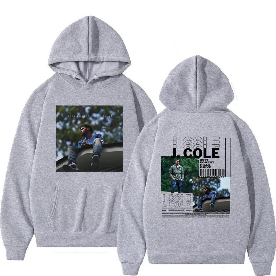 2024 Krížová hranica New American Fashion High Street Kanye Men a ženské rovnaké štýl figúrka graffiti list Príležitostný sveter mikiny