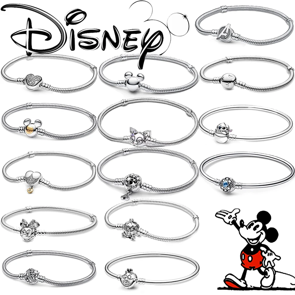 2024 kúzla Disney Sterling Silver 925 šperky korálky vhodné pre 925 originálnych náramkových šperkov darček