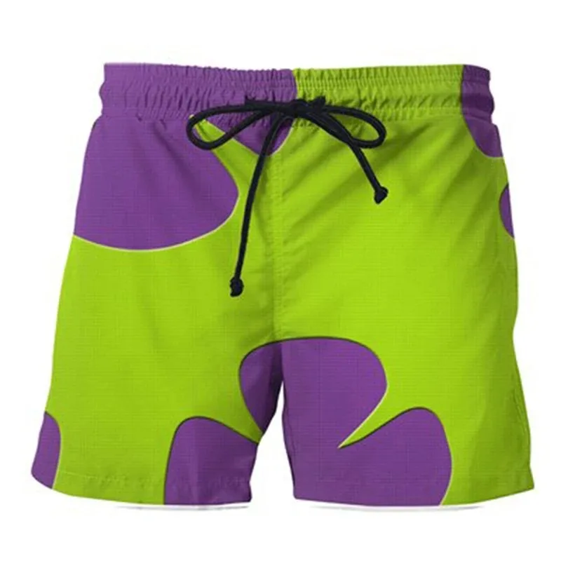 2024 letné módne pánske plavky, kraťasy Tlač Beach Wear Wear Men Priedušné športové krátke šnúrky s rýchlymi suchými šortkami