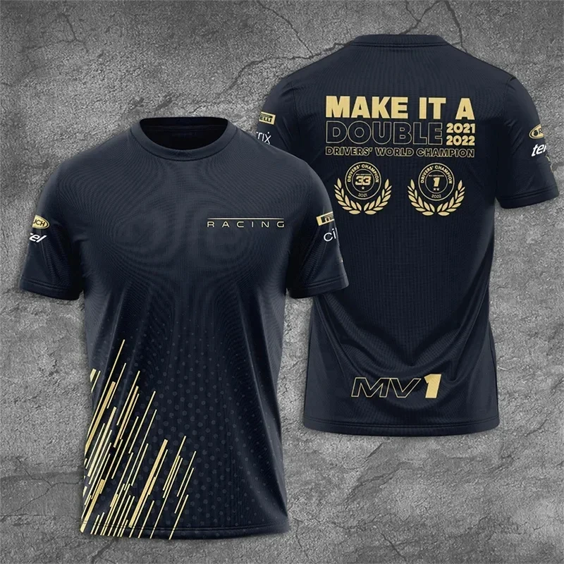 2024 letných dospelých a najnovších detských závodných oblekov F1 Sports Training Jerseys Sports Casy Priedubné tričká Y2K