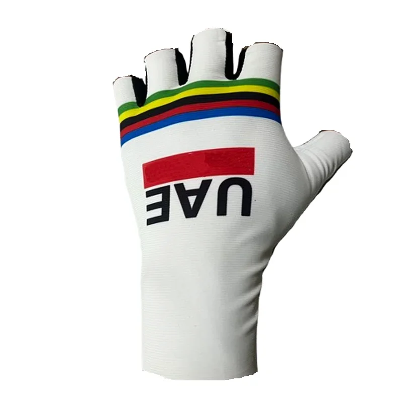 2024 Majster sveta Spojených arabských emirátov One pár Palf Finger Cycling Jersey Rukavice MTB Road Mountain Bike Cyklistické rukavice
