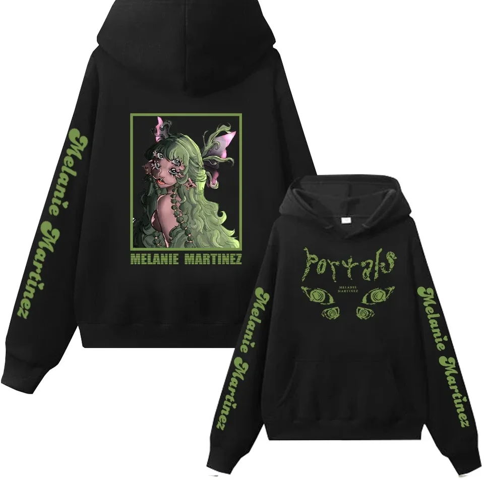 2024 Melanie Martinez Portals Tour Tlačené mikiny Ženy Men fleece Pohodlné mikiny s kapucňou Harajuku Hip Hop Street Hoody