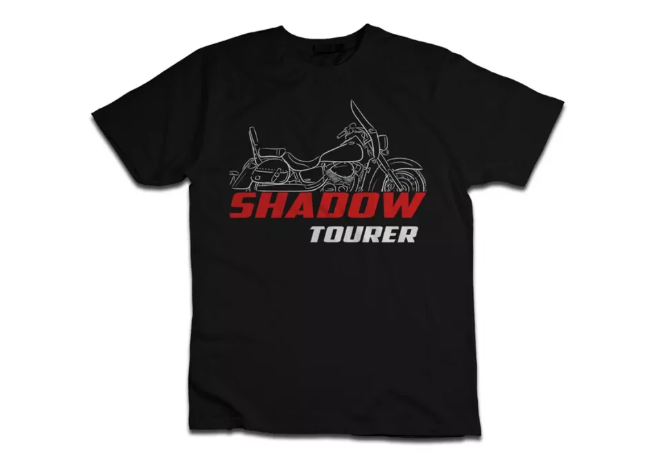 2024 Men T košeľa Casual Hondas VT750T Shadow Tourer 2008-2009 Motocyklové tričko Grafické letné krátke rukávy 100% bavlna S-3XL