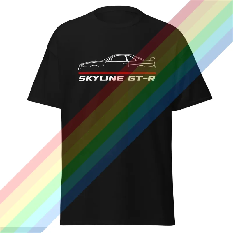 2024 Men T tričko Tričko pre Nissans Skyline GT-R Tričko nadšencov