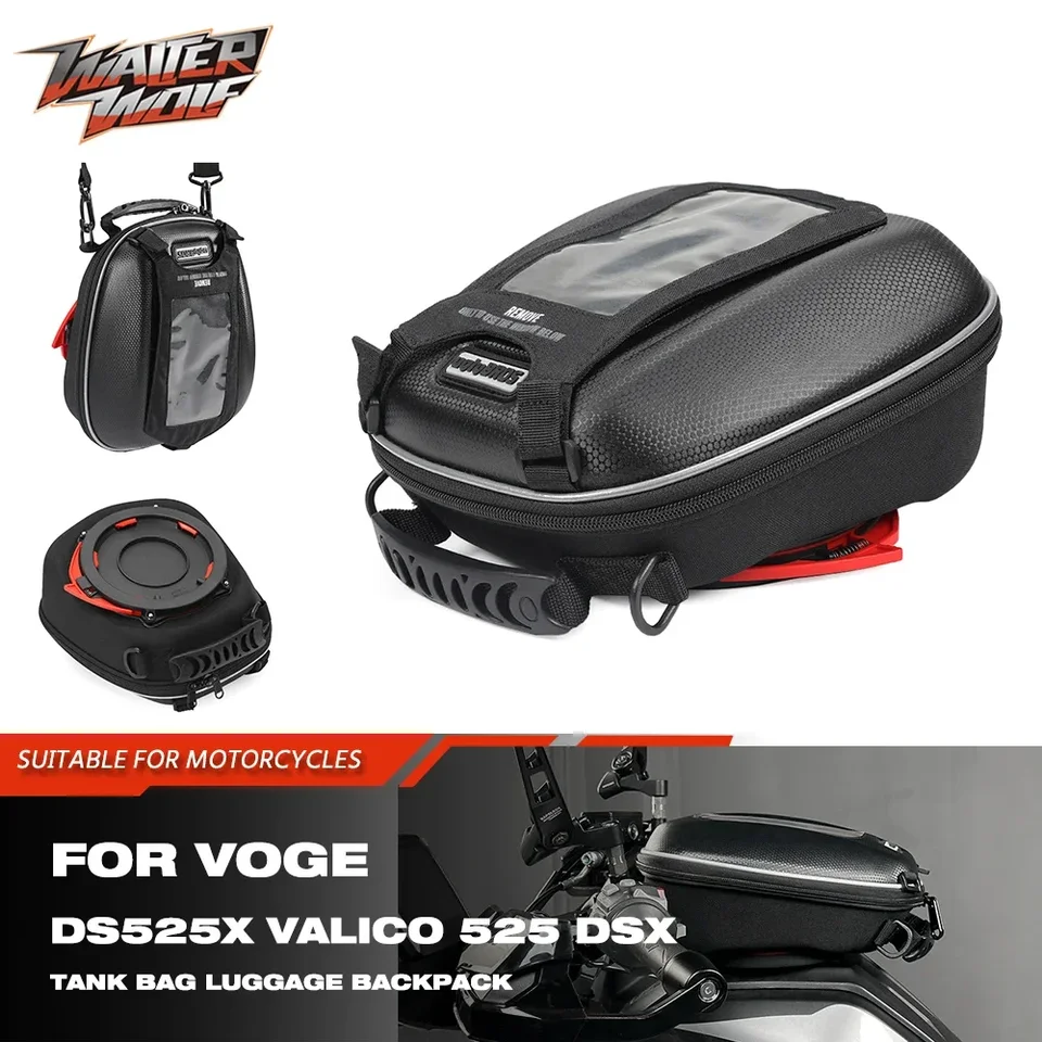2024 Motorový tank vrecka Tank Waterprood pre Voge Valico 525 DSX DS525X 900 DSX DS900X Batoh na batožinu navigáciu GPS GPS