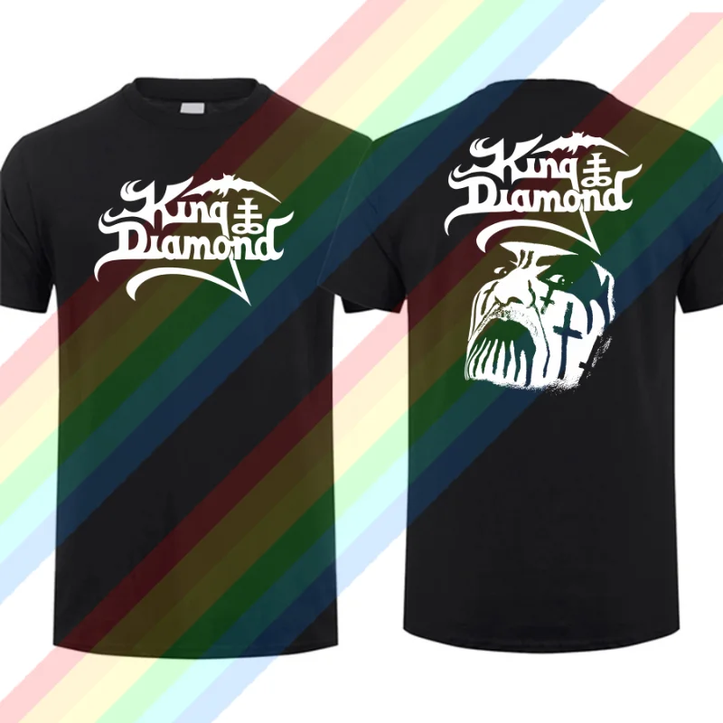 2024 mužov Príležitostné tričko King King Diamond T košeľa obojstranné grafické letné krátke rukávy 100% bavlnené športové vrcholy S-3xl Cool Tee