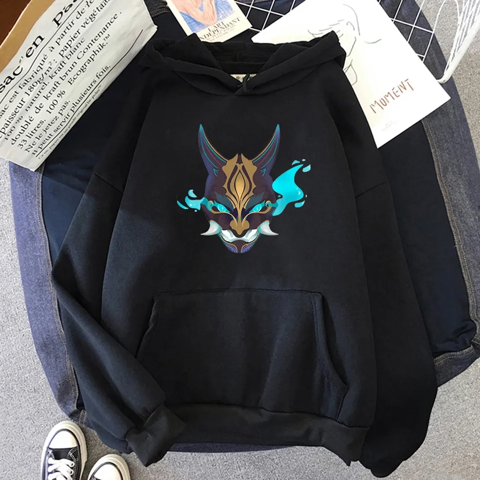 2024 Mužské mikiny genshin dopad vintage streetwear japonské anime oblečenie graffiti muži mikina štýl y2k harajuku droshoppin