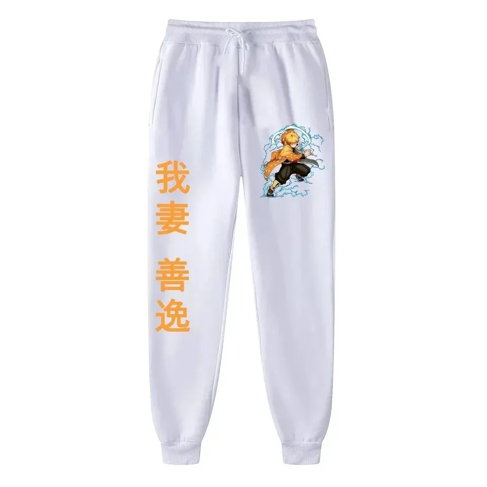 2024 módne animácie tlačené nohavice Harajuku Trendy Men's Pants Jogging Pánske pohodlné fleecové neformálne športové nohavice S-3xl
