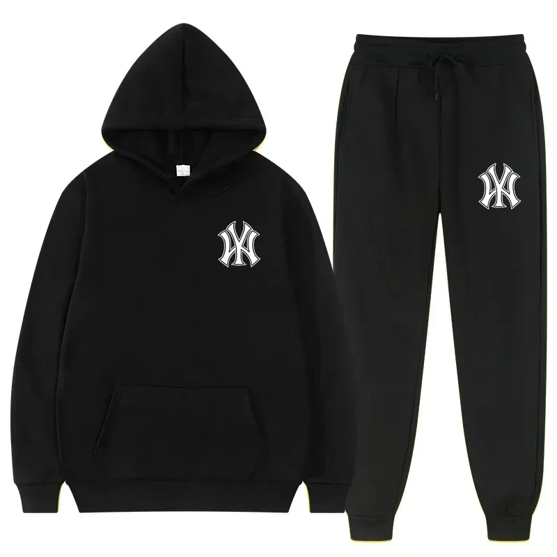 2024 Módne obleky Sportswear Men's and Women's Casual Blazer Suit + Pants Pár oblek 2 mikiny a mikiny