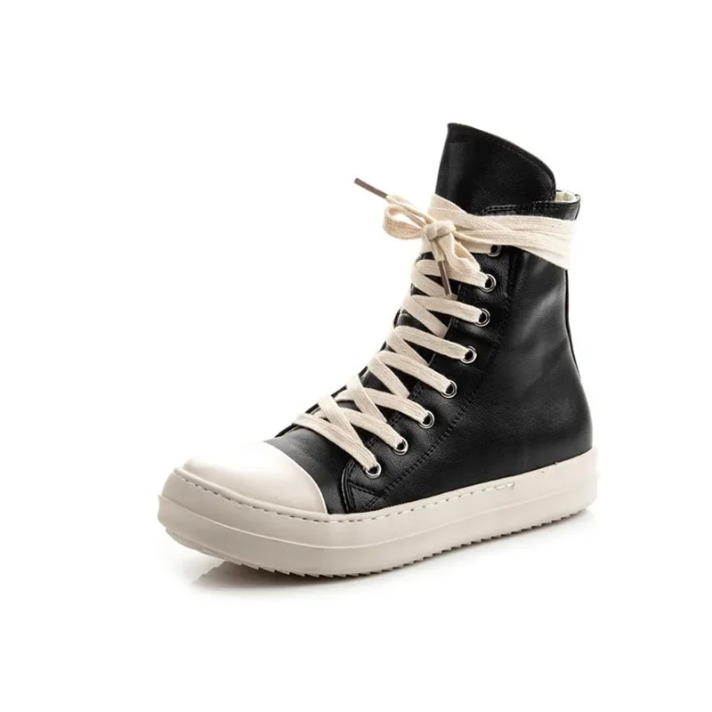 2024 Módne pánske čierne tenisky Chaussure Femme Dámske tenisky plátno kožené príležitostné topánky Žena Spring Ladies Shoe