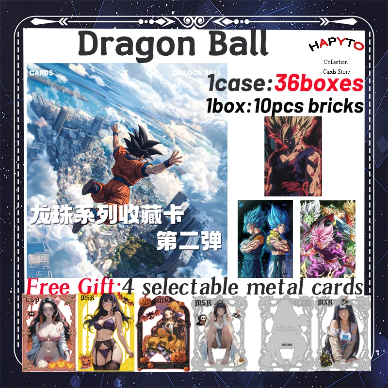2024 najnovšie veľkoobchodné draky lopty tehly Goku Bulma ACG CCG TCG Booster Box Doujin Hračky a hobby darček