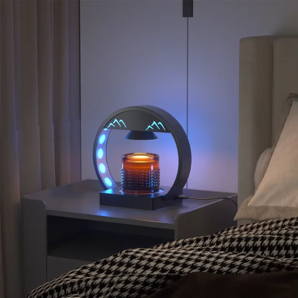 2024 Najnovší dekor Luxusný vosk topiaci sa lampa Ambient LED nočné svetlá teplejšie sviečky lampa