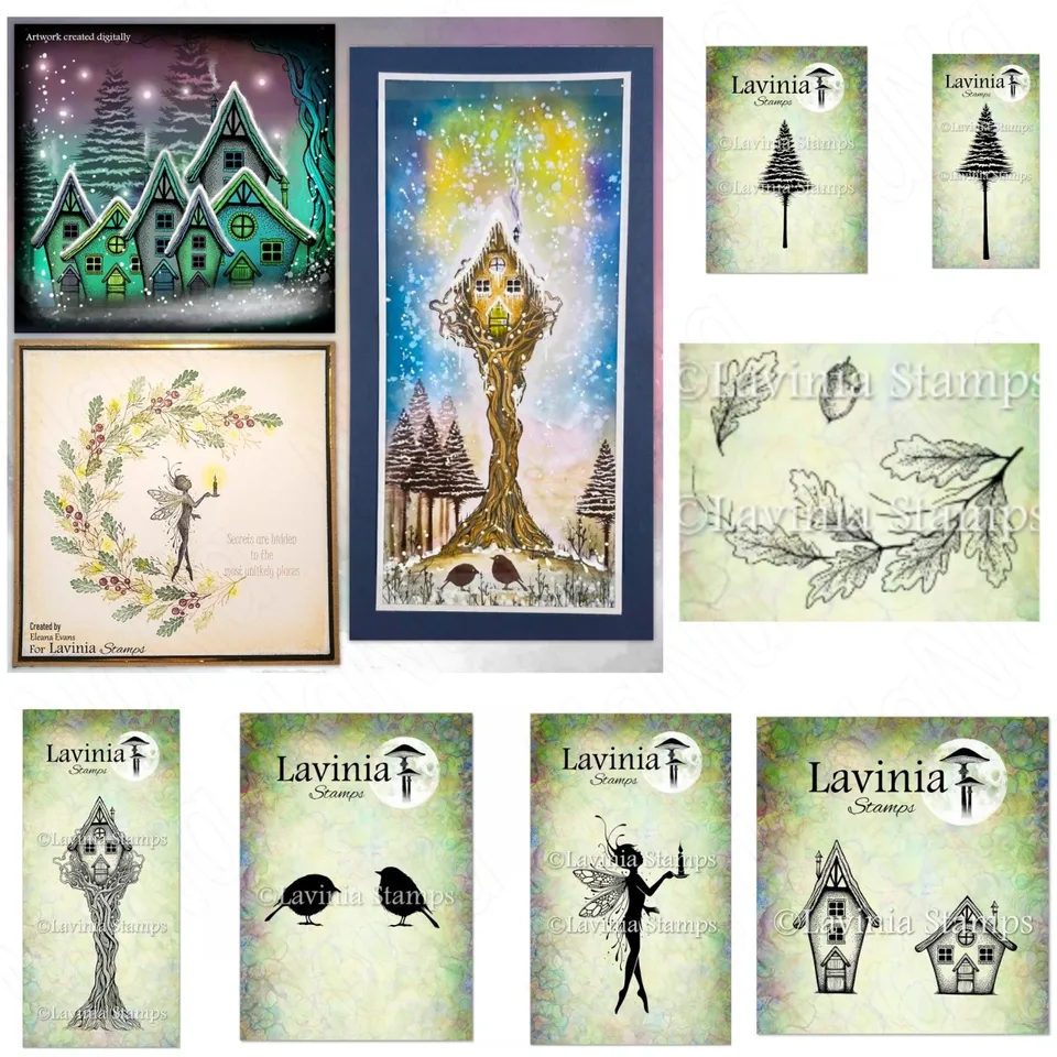 2024 New Christams Tree House Elf Clear Stamps DIY Scrapbook Emossed Make Paper Card Album Craft šablóny Dodávky Dekorácie