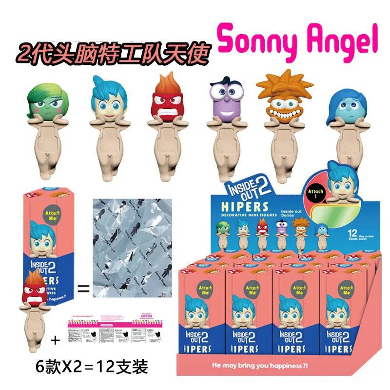 2024 New Disney Inside Out Out Sonny Angel Blind Box Anime Character Pardice Darci