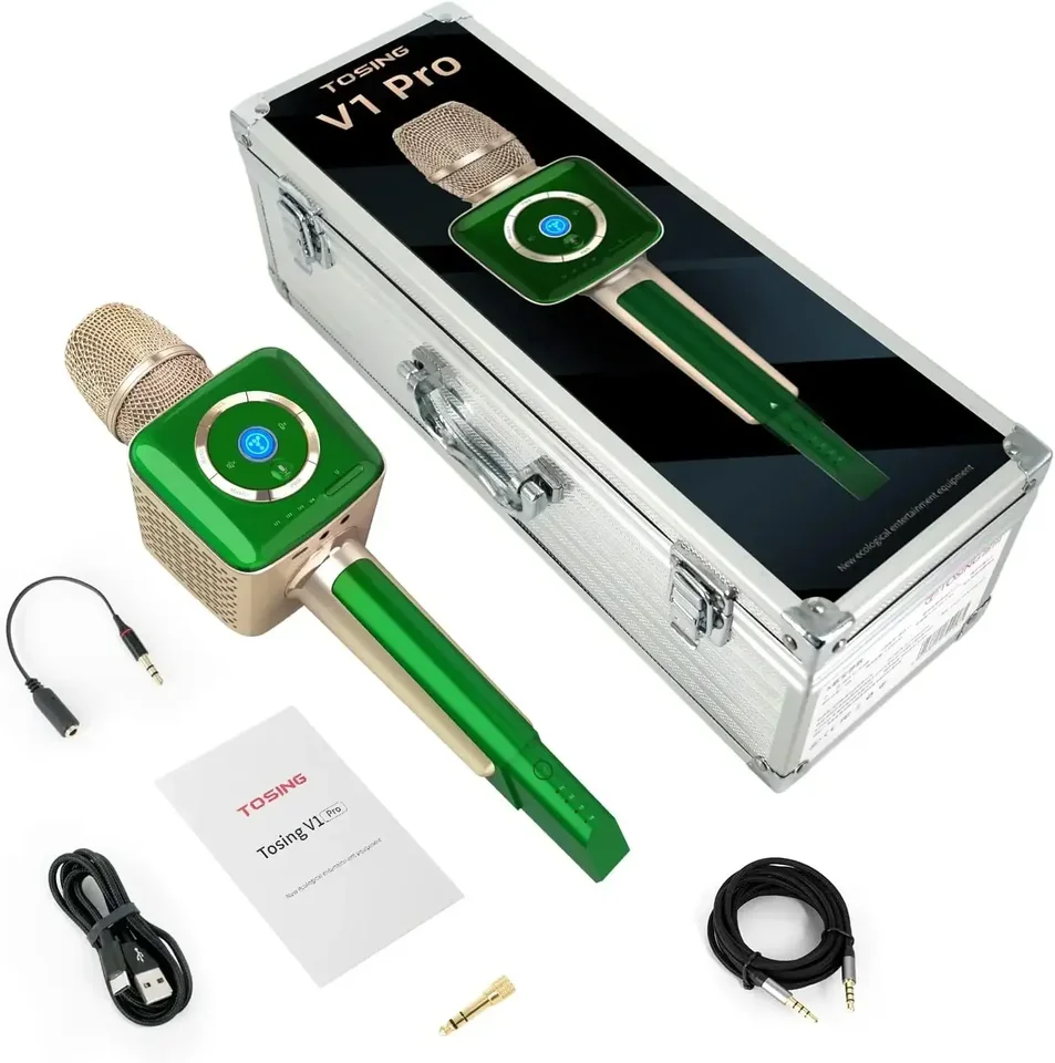 2024 New Hot Professional Tosing V1 Pro 20W Reproduktor bezdrôtového mikrofónu Bluetooth Karaoke s 20W reproduktorom pre Sing