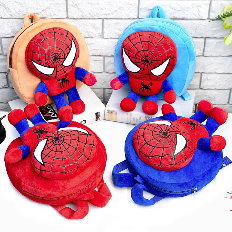 2024 New Marvel Spider Man Batoh anime roztomilý plyšový batoh karikatúra plyšový batoh dievčatá chlapci späť do školskej tašky Darček pre deti