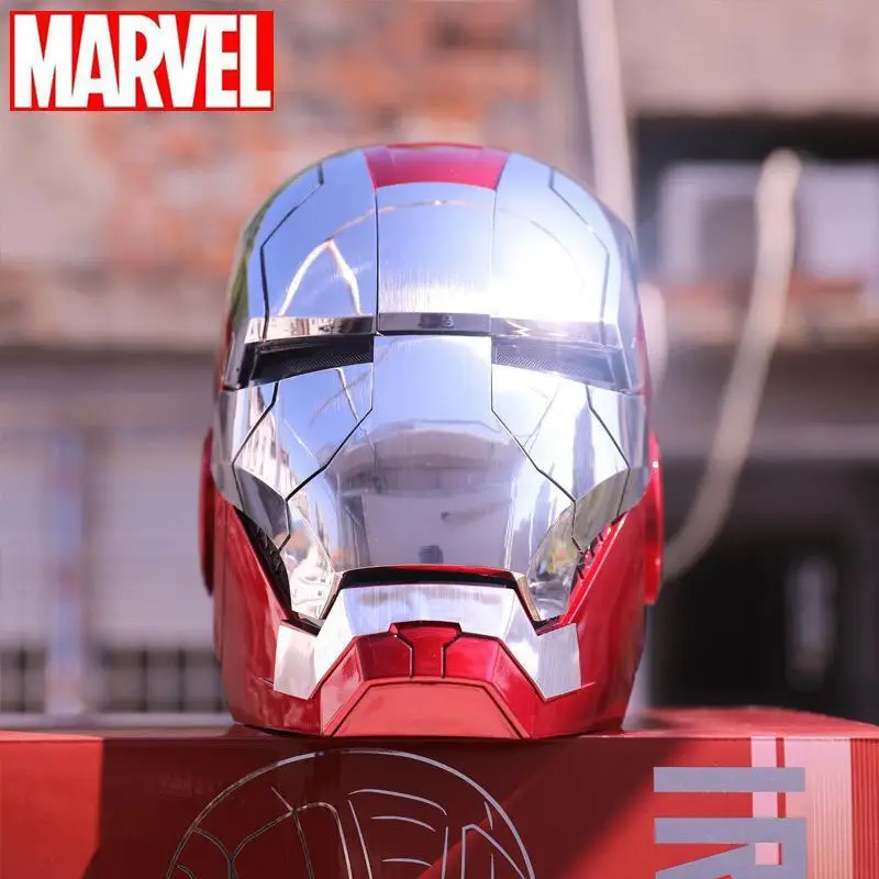 2024 NOVINKA 1: 1 Marvel Iron Man MK5 Elektrická prilba Multi-Piece Otvárací a zatváracia prilba