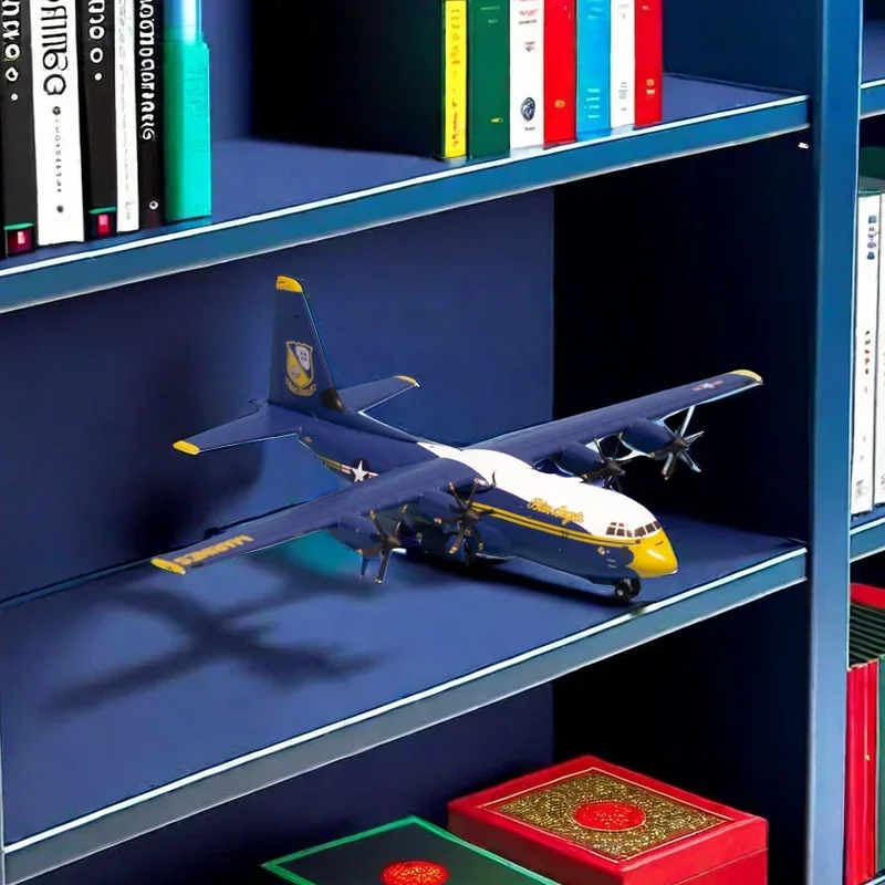 2024 NOVINKA 1/400 SACE GEMINIJETS GMUSM103 US Navy C-130J Hercules Transport Aircraft Blue Angel Model Collectible Toy Gift