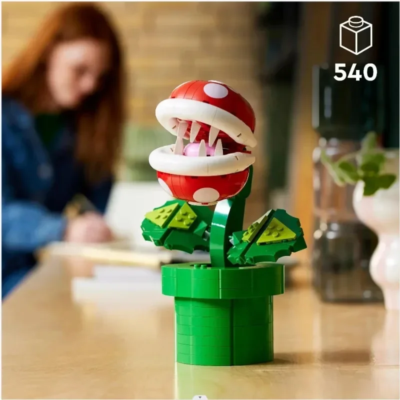 2024 NOVINKA 71426 PIRANHA Plant Set Building Blocks Model Model Home Dekorácie Zostavenie hádanky hračky pre deti vianočný darček