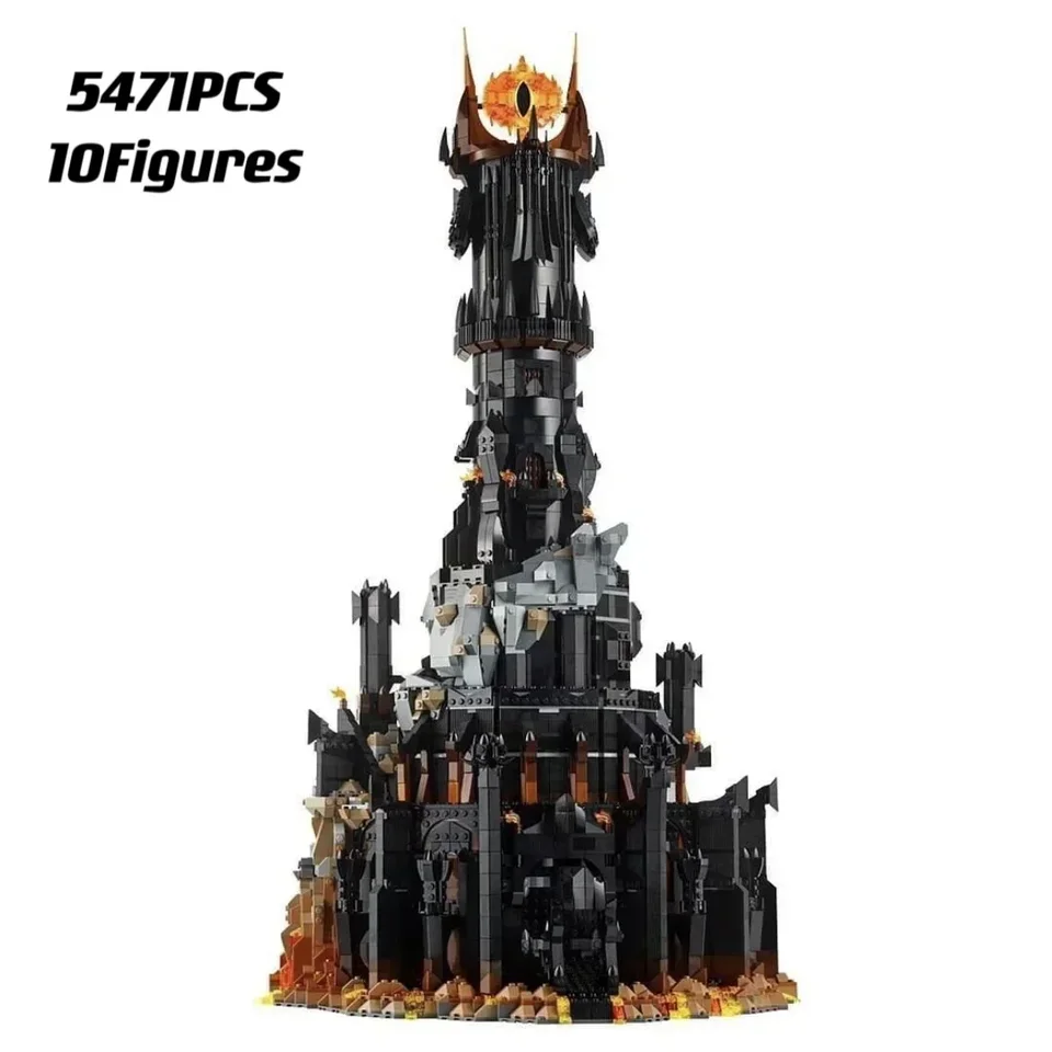 2024 NOVINKY 5471PCS Baraddur Black Tower Dark Model MOC 10333 stavebných blokov Dospelí Hračky pre deti narodeniny vianočné darčeky