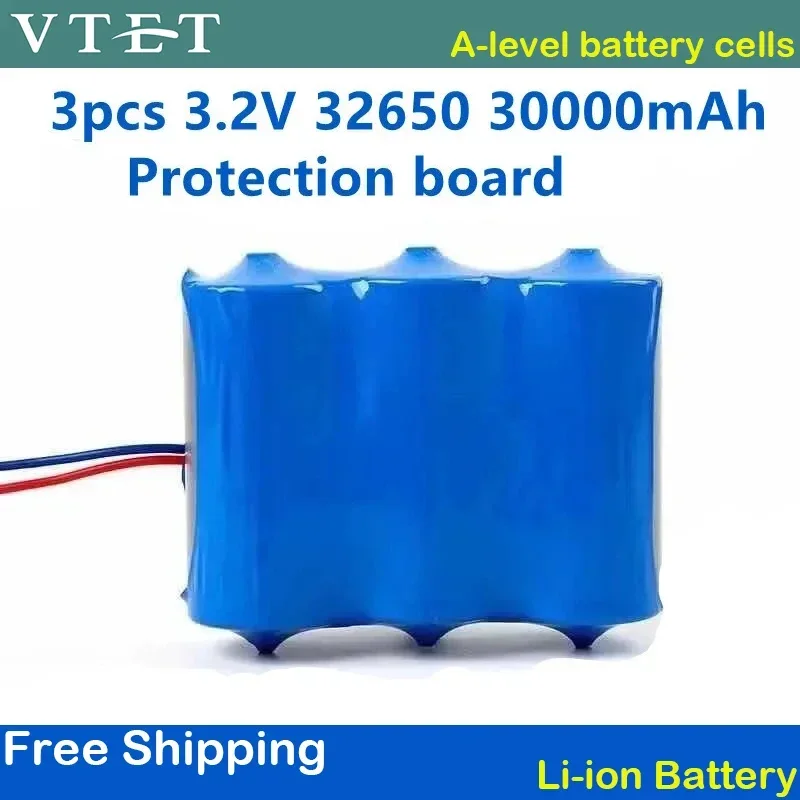 2024 Nová solárna lampa 3,2V 32650 Veľká kapacita lítiová batéria Solárna pouličná lampa Lightlight Battery s ochranným panelom BMS