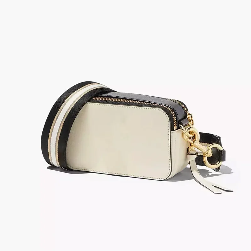 2024 Nová taška na kameru Módna farba blokovanie malého davu s jedným ramenným taškou Crossbody Ramer Race Race Little Square Bag For