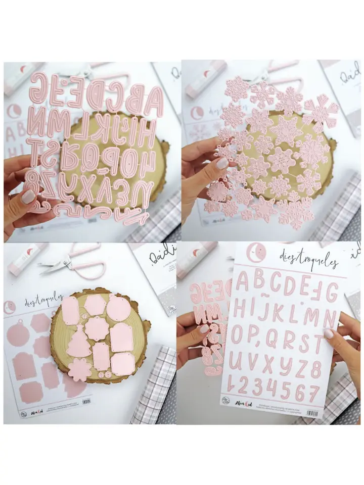 2024 Nové kovové rezanie zomiera list kvetina dekorácia scrapbooking Emboss Clipbook šablóna pozdravy Handmad Dies Dies