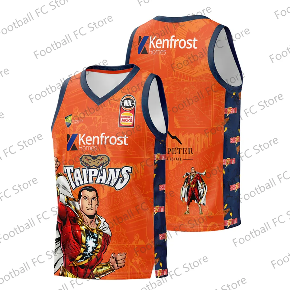 2024 Nové letné Arriavl Australia Cairns Taipans 23/24 Shazam Jersey Vest Jersey Tričko pre dospelých/detské nádrže Tops