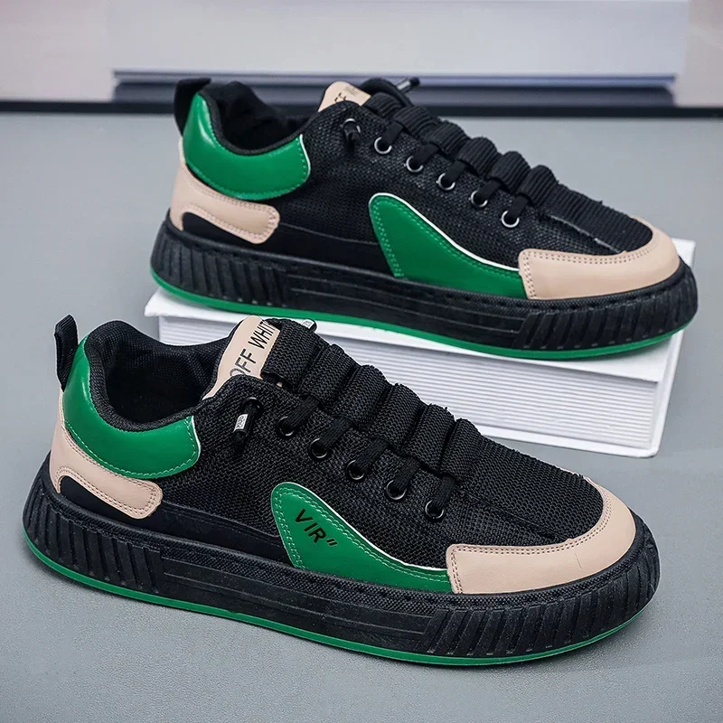 2024 Nové tenisky bieleho pórovitého tenisky Unisex Classic Custom Sports Sneky tenisky Outdoor Man Light Skateboard topánky 45