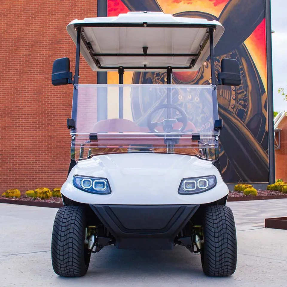 2024 Nové čínske 48V 4000W 5000W 7000W Výkonný AC Motor 4 Wheel 4 COLLES GOLF CARTS Electric Golf CART