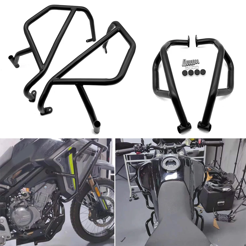 2024 NOVÝ 450MT Motorcycle Bumper Modifikácia anti kvapky Horná alebo dolná úplná plošina