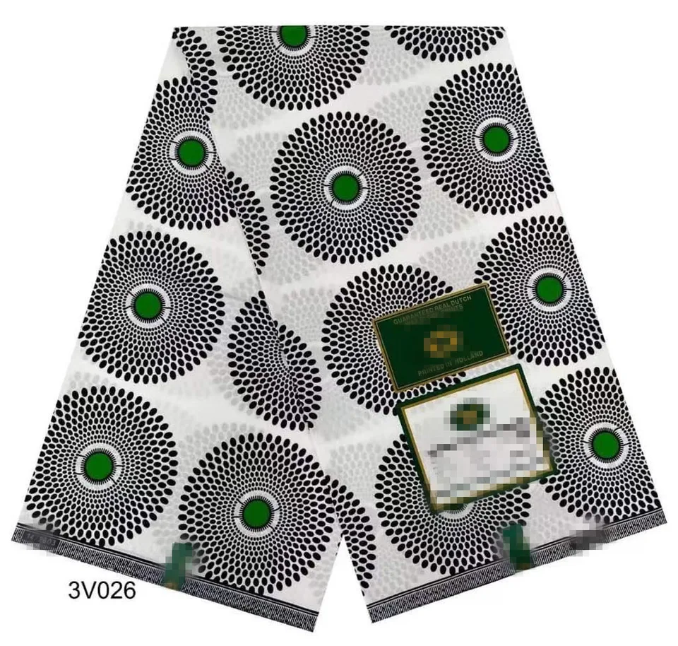 2024 Nový africký Grand Golden Wax Tkanina Ankara Glitter