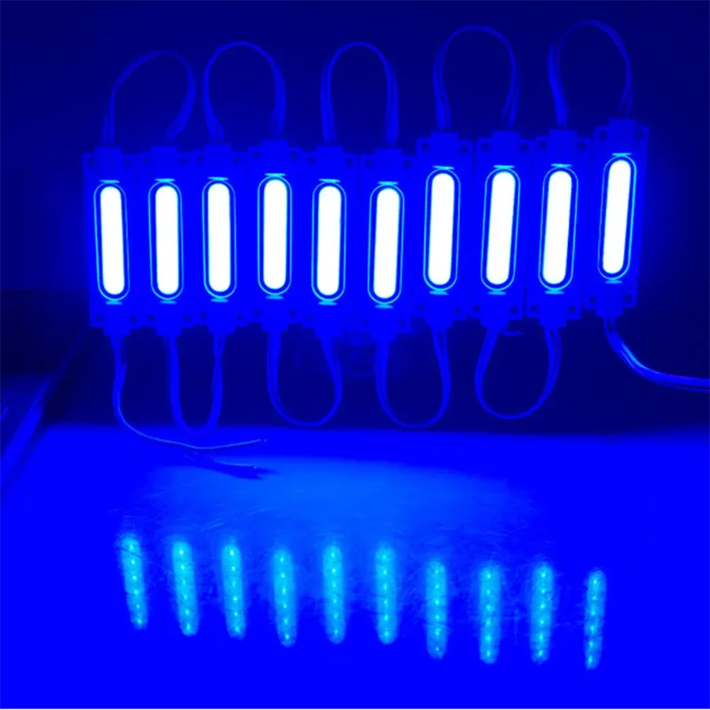 2024 NOVÝ DC24V 2W SILOFRONT Vstrekovanie okna LED dióda IP65 Vodotesný modul LED modul COB Light Reklama LED LED 20ks