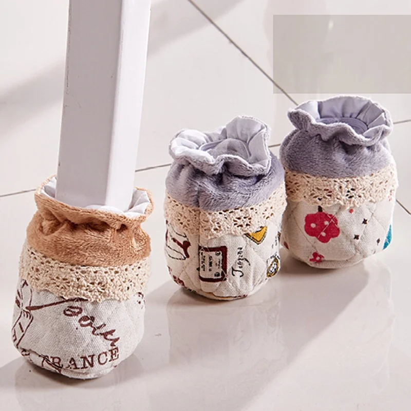 2024 Nový domáci hotel Lace Flower Sock Handrs Rukavice pre stoličky Kryty Chráni podlahová móda Moderná Európa Domáca bavlna