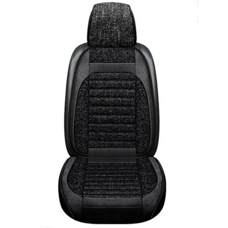 2024 Nový kryt autosedačky Štyri sezóny sa nepohybuje vankúšiky na ľanové sedadlo, pre Kia Rio Non -Slide Flax Cover E1 X30