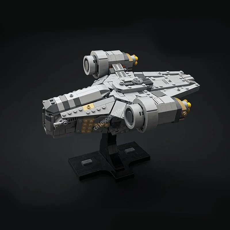2024 Nový MOC The Razor Crest z 75375 Falcon Model Building Blocks Bloky tehly DIY Hračky Detské deti narodeniny vianočné darčeky