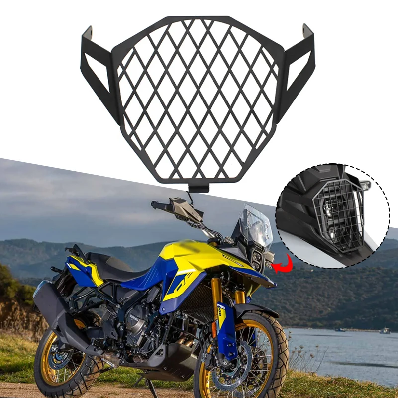 2024 Nový motocykel svetlomety hlavy Light Guard Protector Ochrana Grill Grill pre Suzuki V-Strom 800DE 800 de VSTROM 2023