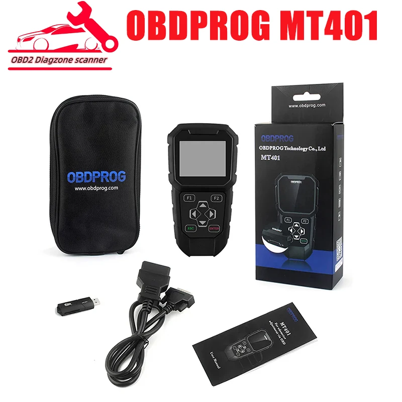 2024 NOVÝ OBDPROG MT401 OBD 2 KLOSTER KALIBRATION Nástroj OBD2 SKENER SKENER SKENER PRIESTOR CORREKTY