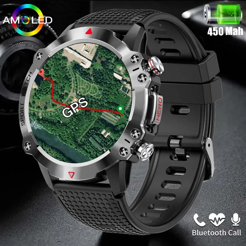2024 NOVÝ RUTGRED MORICKÝ FITNESS SMARTWATCH MEN PRE ANDROID XIAOMI IOS IP68 Vodotesný šport AI hlas volanie smartwatch vonku vonku