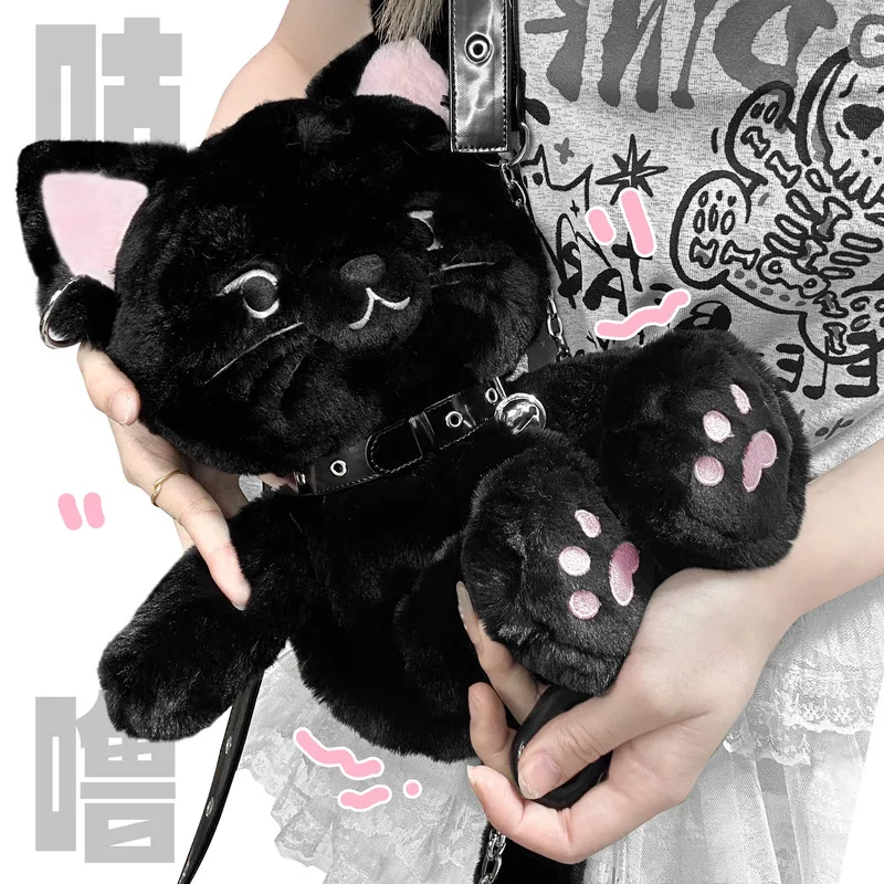 2024 Nový trh Gulu Original Cat Demon Plush Black Cat Doll Darček