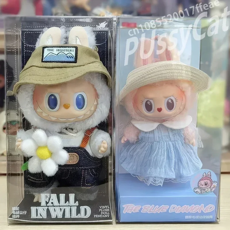 2024 Nový štýl Mokoko 3. generácia Nový štýl Modrý diamant New LaBubu The Monsters Spring Wild Domáce plyšové akčné figúrky
