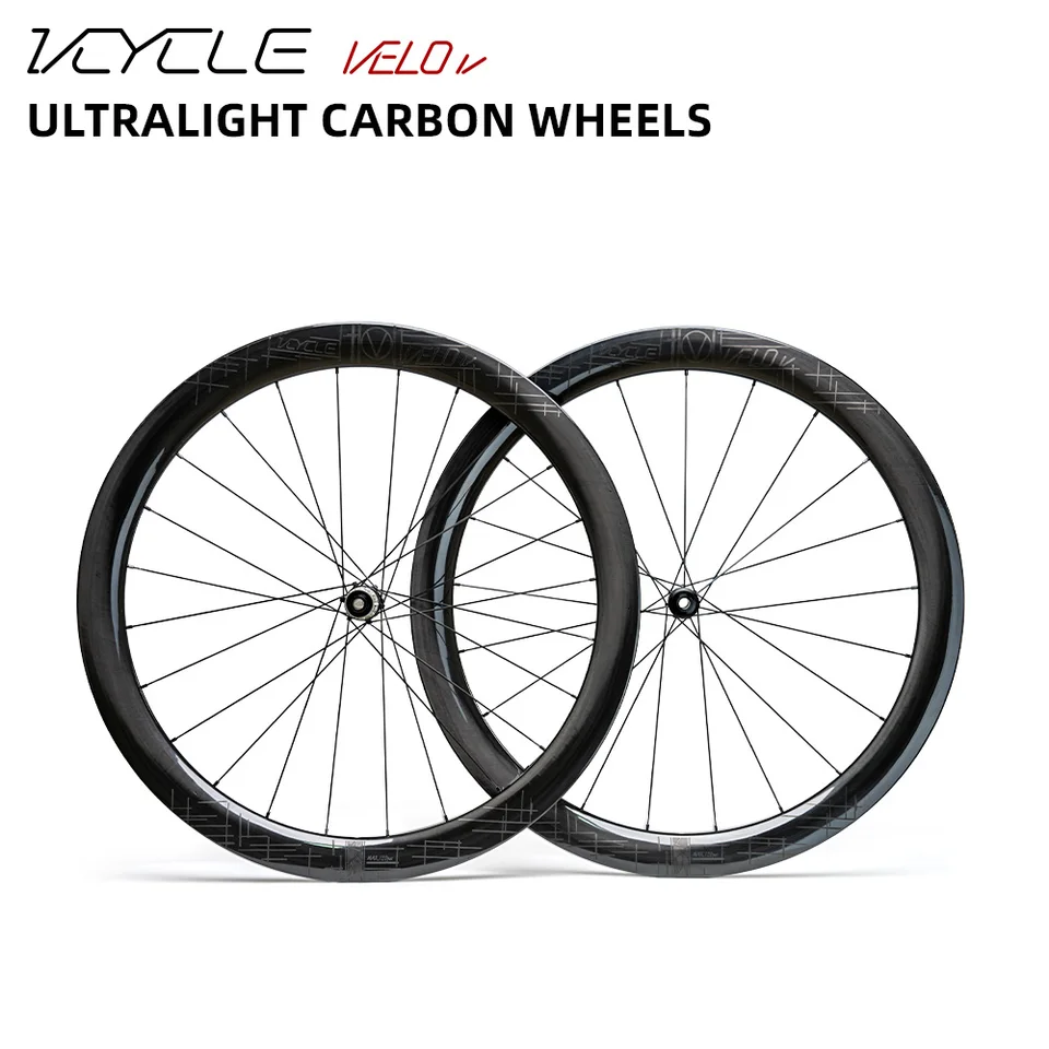2024 Onirii Vcycle Road Carbon Wheels 50 High Rim Ocel Ocel Fat Fat Rim 24 Dier Ultra Light s zaveseným okrajom Hg pre cestné bicykle
