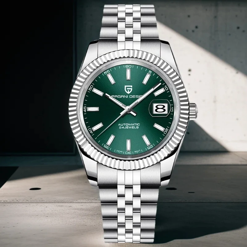 2024 Pagani Design 42mm Men Mechanické hodinky 100 m nepremokavé zafírové sklo
