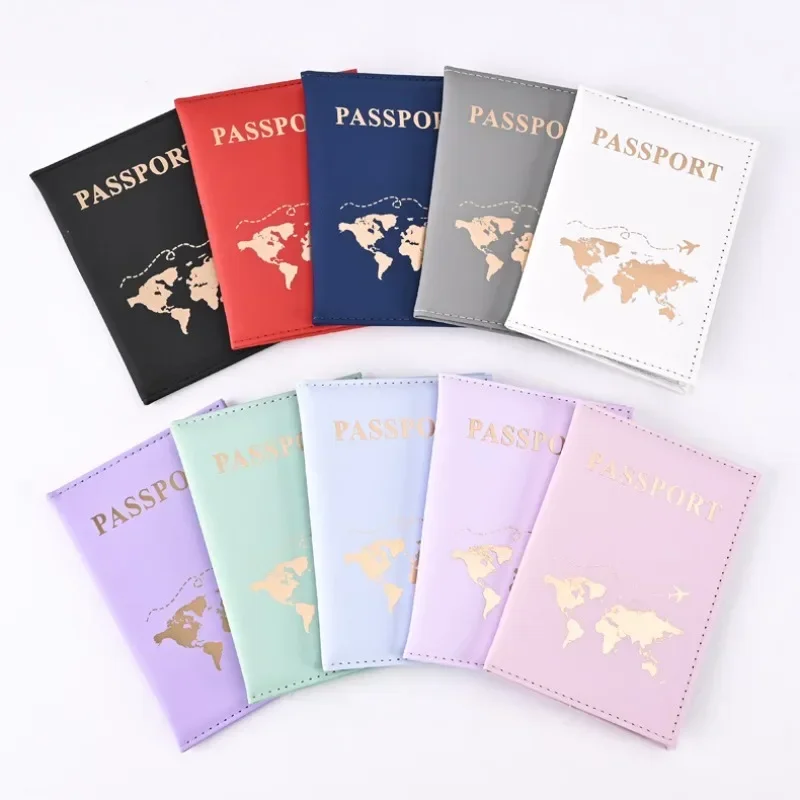 2024 PAS Passport Cover Ochranné ženy Muži pre cestovný pas Passport Pase Letter Letter tlačidlo ID
