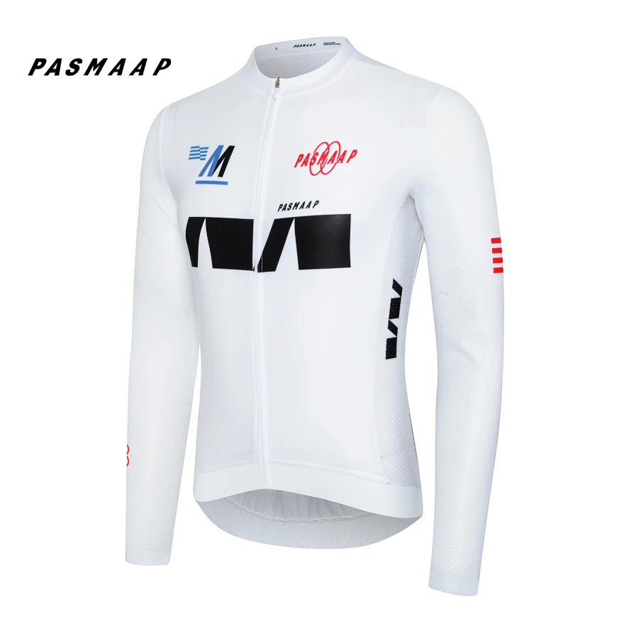 2024 Pasmaap Cycling Jersey s dlhým rukávom Pro Team Jersey MTB Road Bike Clothing Maillot Ciclismo Hombre Priedušné košele na bicykli