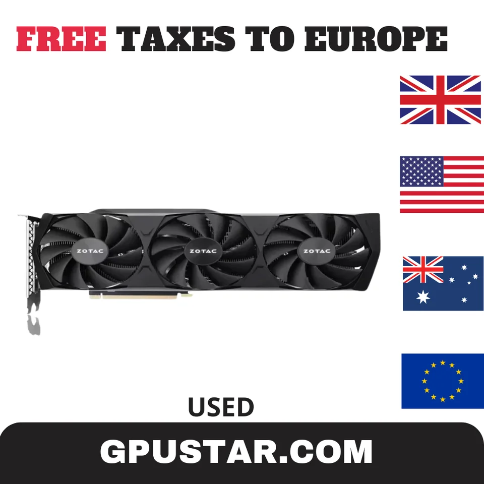 2024 Použitý Zotac GeForce RTX 3070 8GD6 Vokacie karty RTX 3070 8GB GDDR6 256bit GPU GRAPICKÁ KARTA