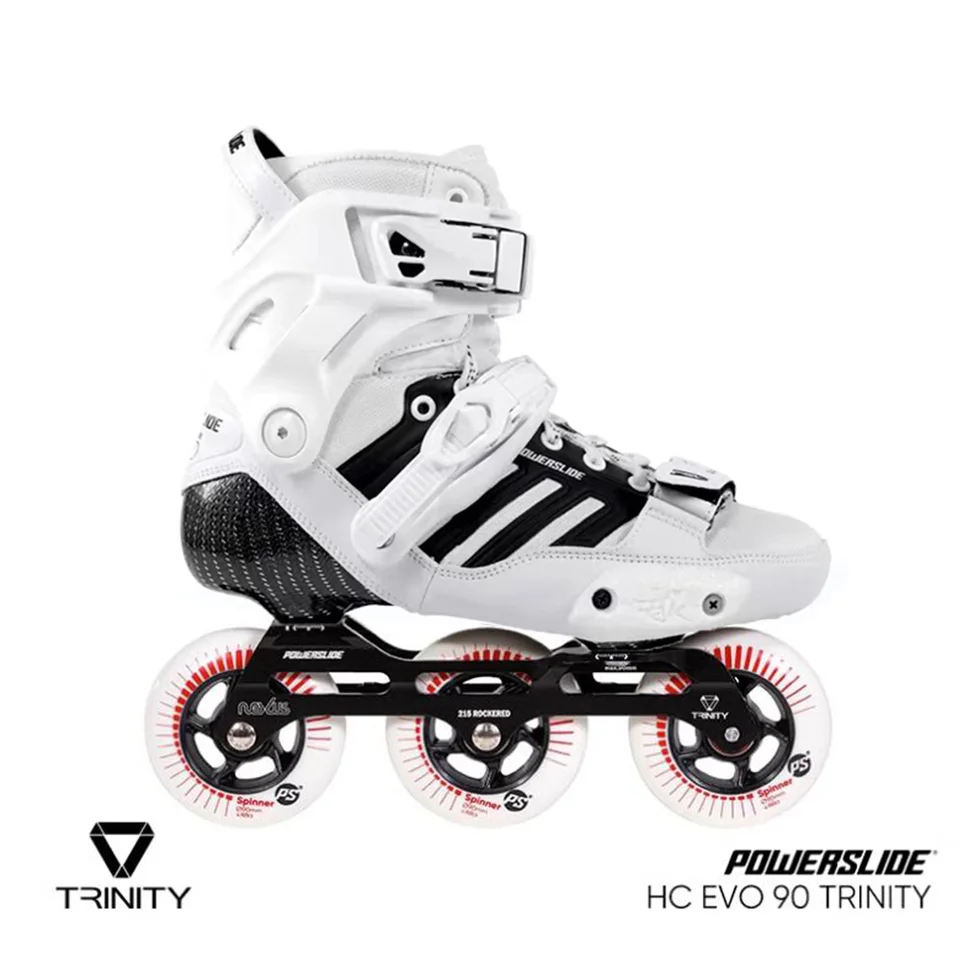 2024 Pôvodný PowerSlide Hardcore EVO Trinity 4*80/3*90 mm inline korčule Urban Heatmodelable Modelable Corler Corler Pains