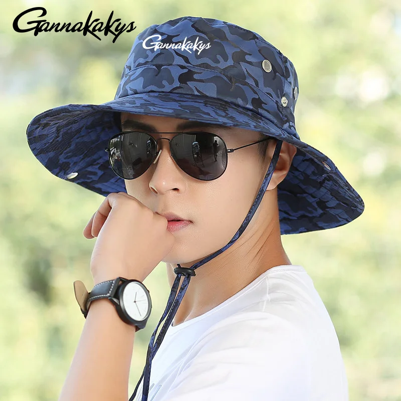 2024 Rybárska čiapka muži Nové letné ochranu pred slnkom Rybársky klobúk Outdoor Cycling Sports Sun Hat Fishing Cap