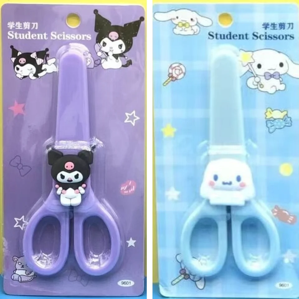 2024 Sanrio Scissors Sanrio MymeLody Kuromi Cinnamoroll Travel Prenosný dizajn z nehrdzavejúcej ocele pre darček pre papierovú školu darček