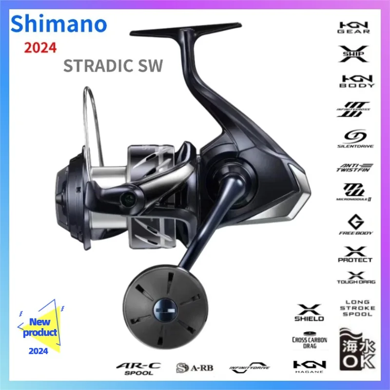 2024 SHIMANO STRADIC SW 4000HG 4000XG 5000XG 6000HG 6000PG 6000XG 8000HG 8000PG 10000 HG RIPNING RISTROVANIE